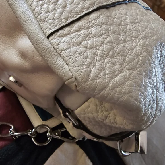 Vintage Y2K Cream Coach Madison Eva Pinnacle Leather Handbag - Picture 6 of 9